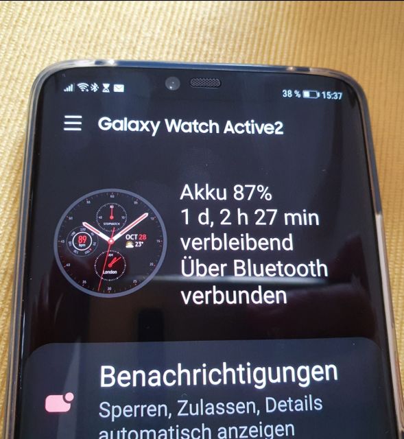 Galaxy Watch verbinden
