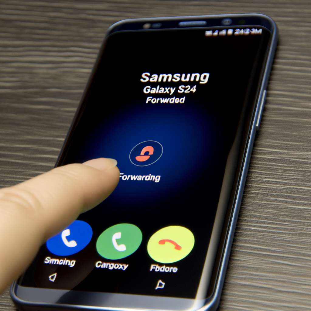 Anruf wird auf Samsung Galaxy S24 sofot weitergeleitet