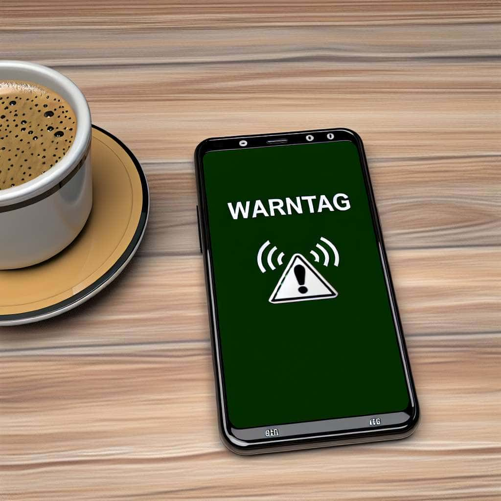 Warnung über Cell Broadcast am Smartphone - Warntag